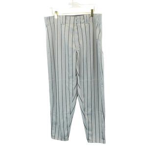 Nike Pants Mens Large Skinny Gray Softball Baseball Activewear Pinstriped Sports